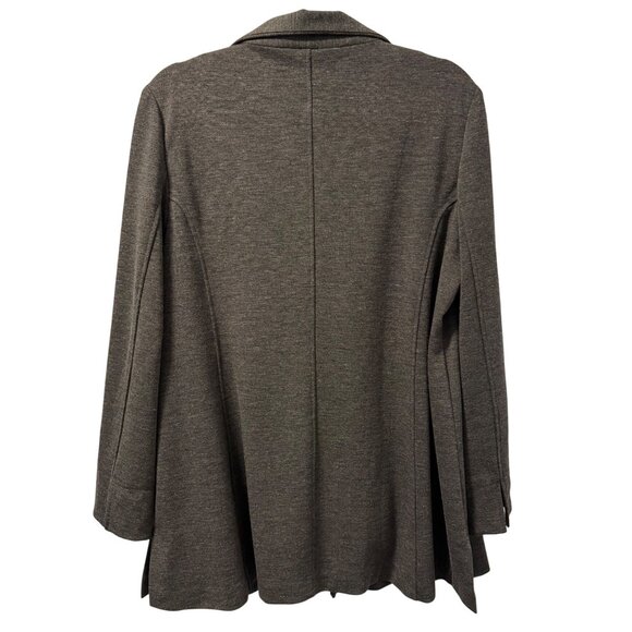 Lynne Richie Gray Zip-Up Jacket Sz Large Knit jacket. NWT - Picture 12 of 12